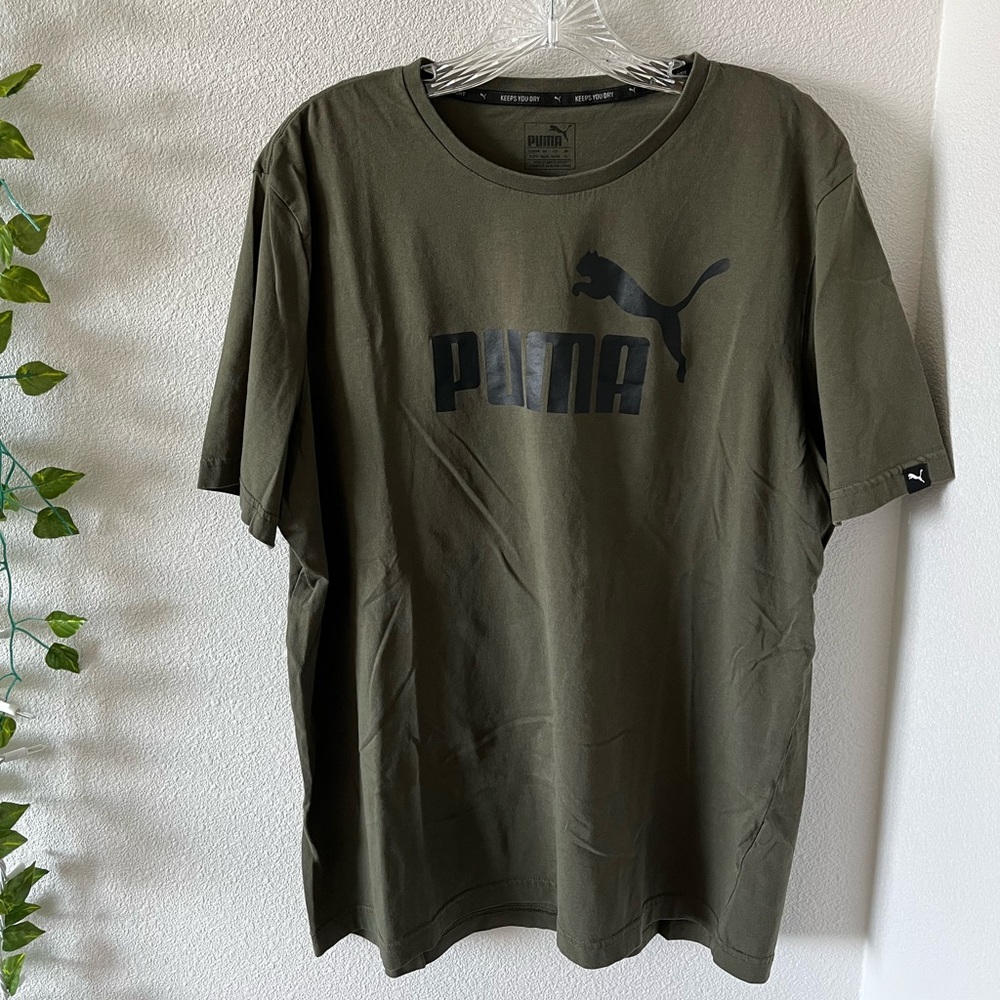 PUMA T-shirt - XL - Army Green - Cell Tech - quick dry